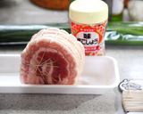 豚バラのコンフィで焼き肉風と焼きしゃぶ風作り方1写真