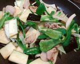 豚コマなすキャベツピーマンでウマ味噌炒め作り方4写真