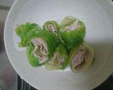 しんなりレタスでお肉のロール巻き作り方4写真