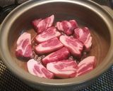 ガッツリ豚肉のキムチ鍋！作り方4写真