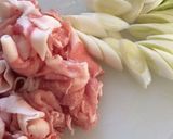 すき焼き♡たぬきうどん作り方1写真