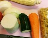 サムライ特製７種野菜のミネストローネ❤作り方1写真