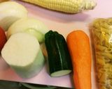 サムライ特製７種野菜のミネストローネ❤作り方1写真