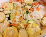 サムライ特製７種野菜のミネストローネ❤作り方5写真