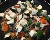 そら豆と夏野菜のクリームソースパスタ作り方4写真