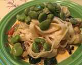 そら豆と夏野菜のクリームソースパスタ作り方9写真