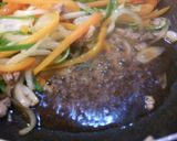 パプリカの肉野菜炒め。作り方5写真