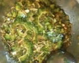 トリムネ唐揚げ ゴーヤ黒酢だれ作り方3写真