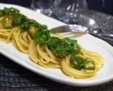 オクラの梅バターパスタ作り方7写真
