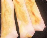 セブンチキンde明太チーズ春巻き★作り方5写真