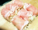 【簡単】肉巻きキャベツのお好み焼き風♡作り方3写真