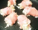 【簡単】肉巻きキャベツのお好み焼き風♡作り方4写真
