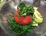 冷製トマトとおかひじきとナスの煮浸し作り方5写真
