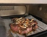 牛ステーキ ガーリックソイソースレモン作り方6写真