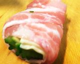 自家製ゴーヤーの豚肉チーズ巻き作り方4写真