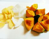 ⭐皮ごと!かぼちゃのビシソワーズ♪作り方1写真