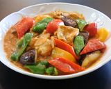 鶏胸肉で❀　夏野菜たっぷりサマーカレー❀作り方6写真