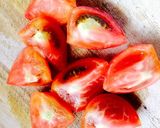 納豆トマトうどん作り方2写真