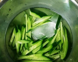 すぐつまみ　きゅうりとザーサイの和え物作り方1写真
