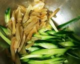 すぐつまみ　きゅうりとザーサイの和え物作り方3写真