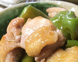 万願寺とうがらしと鶏肉のポン酢醤油炒め作り方5写真
