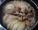牛すじ肉で肉じゃが作り方10写真