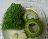 簡単ゴーヤの卵焼き作り方1写真