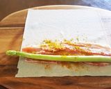 綺麗になれちゃう『豚肉とアスパラ春巻き』作り方3写真