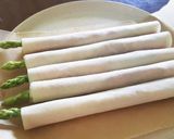 綺麗になれちゃう『豚肉とアスパラ春巻き』作り方6写真