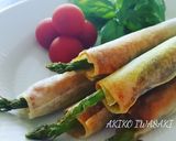 綺麗になれちゃう『豚肉とアスパラ春巻き』作り方7写真