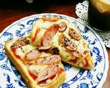 クロックムッシュ風フレンチトースト作り方9写真