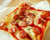 食パンがまるでパン屋さんのピザトースト♪作り方6写真