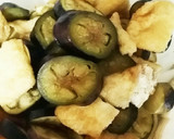 レンチン7分　茄子と油揚げの煮物　簡単作り方6写真