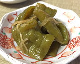 万願寺とうがらし茗荷煮浸し 温も涼も作り方5写真