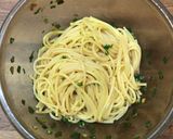 醤油オイルパスタwith牛肉の佃煮♪作り方3写真