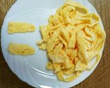 キャラ麺で冷やし中華作り方2写真