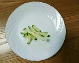 キャラ麺で冷やし中華作り方3写真