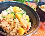 白だし【サーモンとひじきの炊き込みご飯】作り方15写真