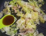 ＊食材２つ＊豚バラキャベツの麺つゆ炒め作り方6写真