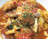 丸ごとレタスとミートボールのトマト煮込み作り方8写真