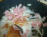ベーコンとブロッコリーのクリームパスタ❤作り方7写真