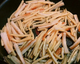 簡単！お弁当作り置き◎筍と竹輪のきんぴら作り方4写真