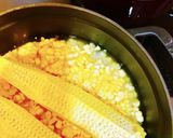 Staub とうもろこしの炊き込みご飯作り方4写真