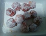 お弁当に♡豚コマチーズボールのポン酢味作り方3写真