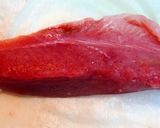 フライパンで簡単！　マグロの焼き霜サラダ作り方1写真