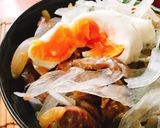 砂肝と玉ねぎのピリ辛味噌炒め丼温玉のせ作り方7写真