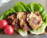 鶏モモ肉と舞茸の落とし焼き作り方7写真