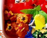塩焼きそばと唐揚げ♪カニさん夏弁当作り方4写真