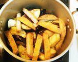 なすびと野菜フライの煮物作り方7写真