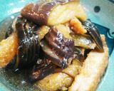 なすびと野菜フライの煮物作り方8写真